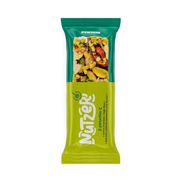 PROZIS Nutzer Barrita de pistachos y otros frutos secos, con miel 40 g. - 1 ud - Imagen del producto en Findit