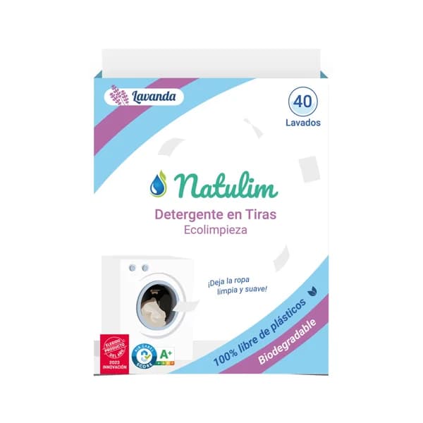 NATULIM Detergente en tiras ecolimpieza olor lavanda 40 lav. - 1 ud - Imagen del producto en Findit