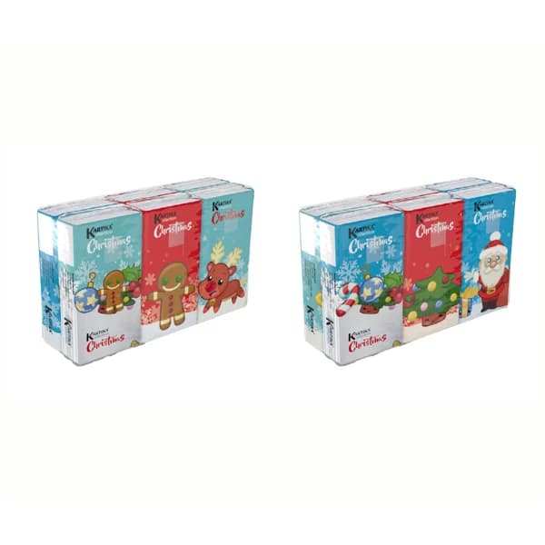 KARTIKA Pañuelo kartika christmas 4c 6 uds - 1 ud - Imagen del producto en Findit