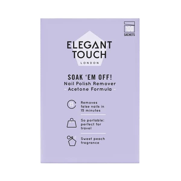 ELEGANT TOUCH Sobres individuales para retirar uñas postizas 100 uds. - 1 ud - Imagen del producto en Findit