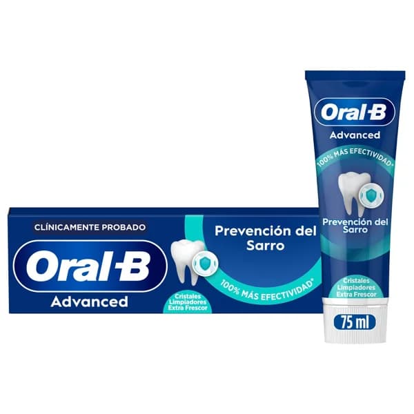 ORAL-B Advanced Pasta de dientes para la prevención del sarro, sabor menta especiada 75 ml. - 0.08 l - Imagen del producto en Findit