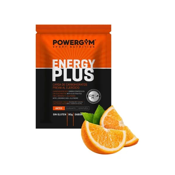 POWERGYM Energy plus Carbohidratos con electrolitos sabor naranja 90 g. - 0.09 kg - Imagen del producto en Findit