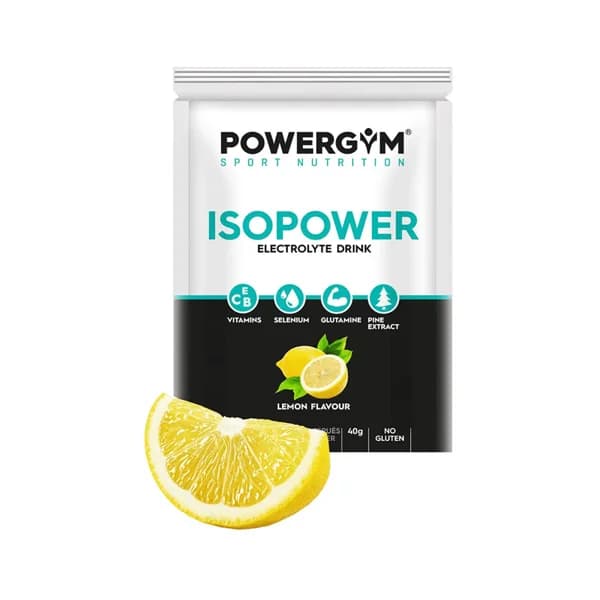 POWERGYM Isopower Bebida de electrolitos con sabor a limón 40 g. - 1 ud - Imagen del producto en Findit
