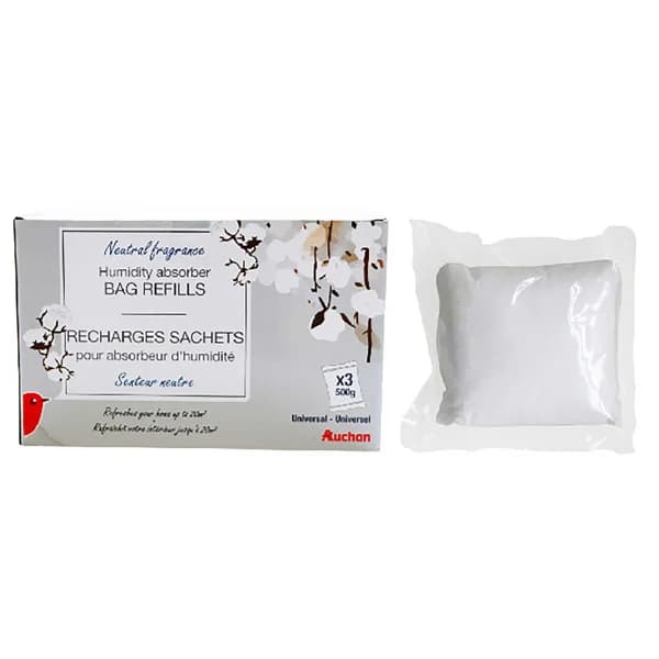 Pack de 3 recambios de absorbedor de humedad, 450g. - 1 ud - Imagen del producto en Findit