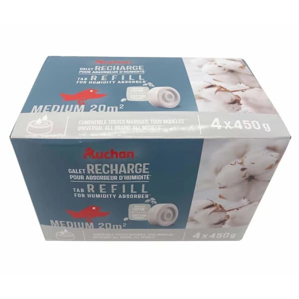 Pack de 4 recambios de absorbedor de humedad, aroma lavanda, 450g. - 1 ud - Imagen del producto en Findit