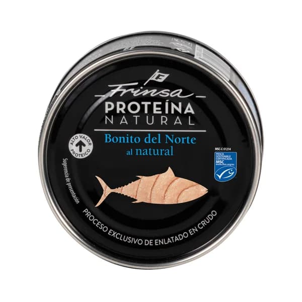FRINSA Crema proteica natural de bonito 120 g. - 0.12 kg - Imagen del producto en Findit