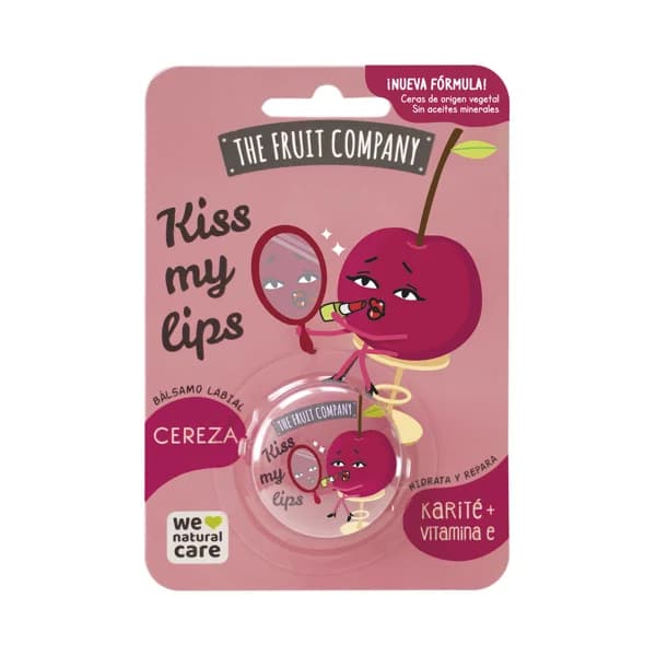 THE FRUIT COMPANY Bálsamo labial hidratante y reparador con Karité y vitamina E, sabor a cereza. - 1 ud - Imagen del producto en Findit