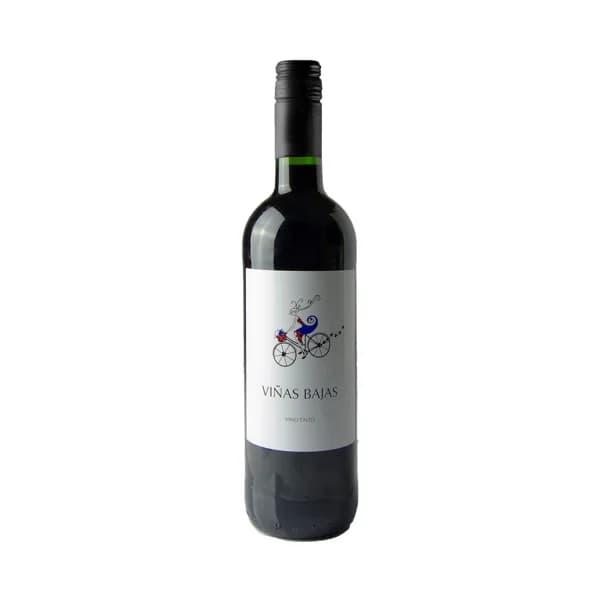 VIÑAS BAJAS Vino tinto de mesa botella de 75 cl. - 0.75 l - Imagen del producto en Findit