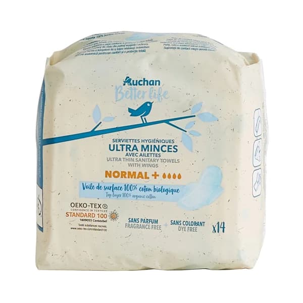 PRODUCTO ALCAMPO Compresas regular, ultrafinas con alas PRODUCTO ALCAMPO 14 uds. - 1 ud - Imagen del producto en Findit