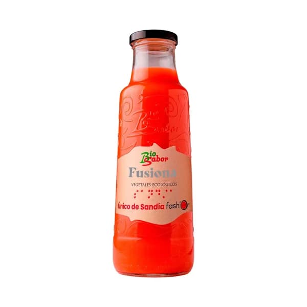 BIOSABOR Fusiona Gazpacho de sandía fashion con vegetales ecológicos 1 l. - 1 l - Imagen del producto en Findit