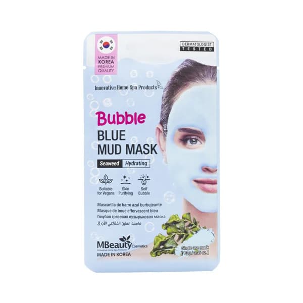 MBEAUTY Máscarilla facial de barro azul burbujeante. - 1 ud - Imagen del producto en Findit