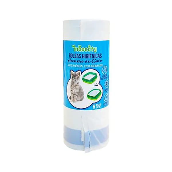 MASCOTY Bolsa hígienica para arenero de gato 6 uds. - 1 ud - Imagen del producto en Findit