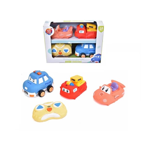 3 Coches teledirigidos, +18 meses, ONE TWO FUN. - 1 ud - Imagen del producto en Findit