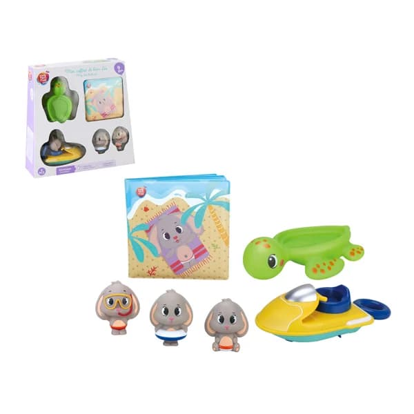 Playset de baño Leo, 6 piezas, +9 meses, ONE TWO FUN. - 1 ud - Imagen del producto en Findit