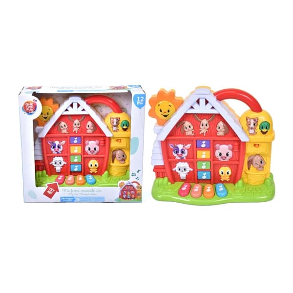 Granja musical Leo, +12 meses, ONE TWO FUN. - 1 ud - Imagen del producto en Findit