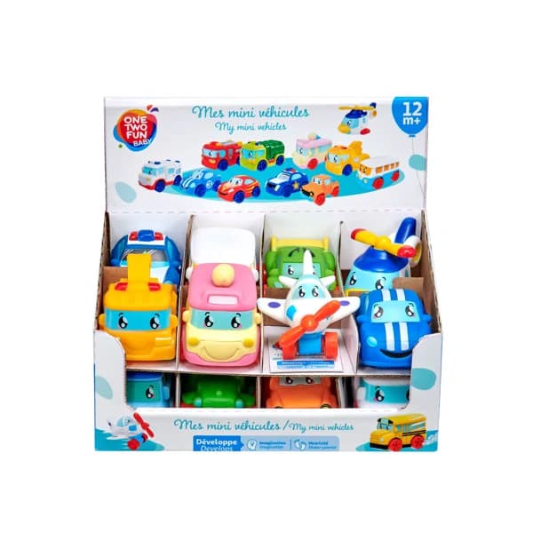 Mini vehículos en modelos surtidos ONE TWO FUN ALCAMPO +12 meses. - 1 ud - Imagen del producto en Findit