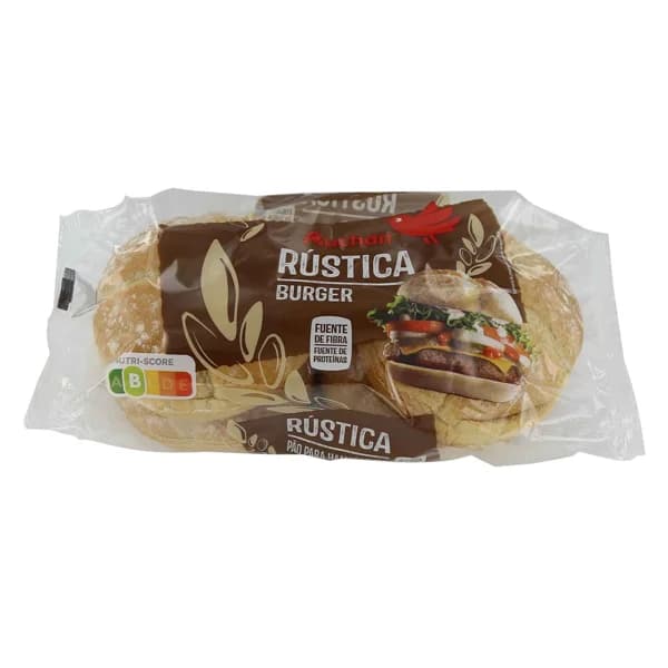 PRODUCTO ALCAMPO Pan rústico para hamburguesa 4 x 75 g. - 0.3 kg - Imagen del producto en Findit