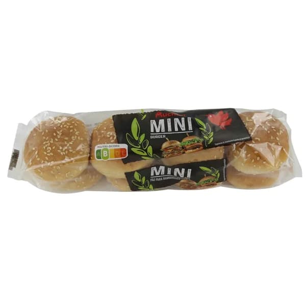 PRODUCTO ALCAMPO Mini panes de hamburguesa 8 uds. 23,75 g. - 0.19 kg - Imagen del producto en Findit