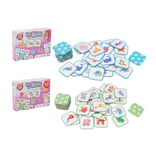 Juego de memoria, +2 años, ONE TWO FUN. - 1 ud - Imagen del producto en Findit