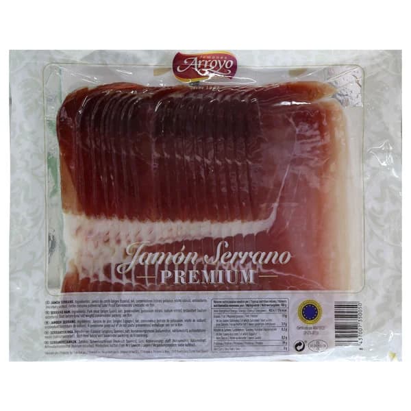 JAMONES ARROYO Jamón curado loncheado 250 g. - 0.25 kg - Imagen del producto en Findit