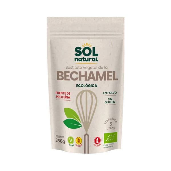 SOL NATURAL Sustituto vegetal ecológica de la bechamel (en polvo) 350 g. - 0.35 kg - Imagen del producto en Findit