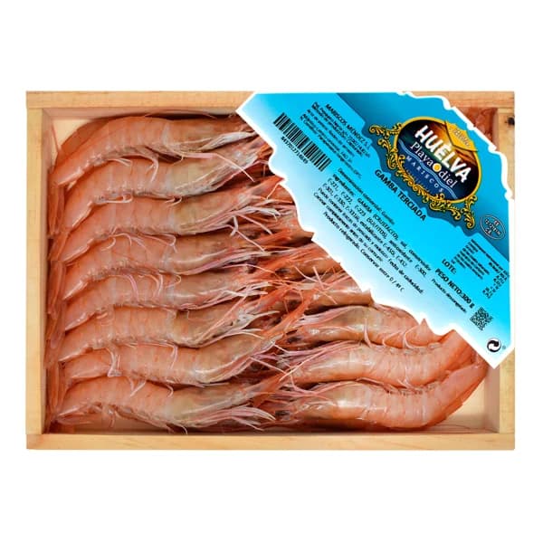 PLAYA ODIEL Gamba terciada caja de 300 g - 0.3 kg - Imagen del producto en Findit