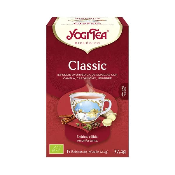 YOGI TEA Infusión clásica BIO 17 uds. 37,4 g. - 1 ud - Imagen del producto en Findit
