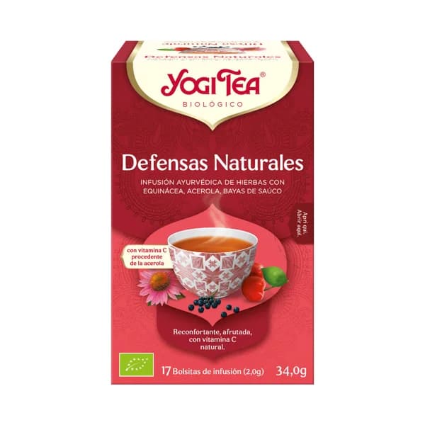 YOGI TEA Infusión para las defensas naturales BIO 17 uds. 34 g. - 1 ud - Imagen del producto en Findit