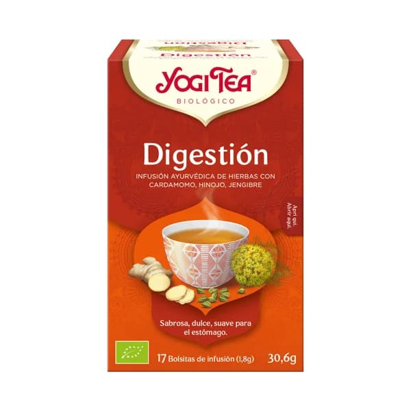 YOGI TEA Infusión digestiva BIO 17 uds. 30,6 g. - 1 ud - Imagen del producto en Findit