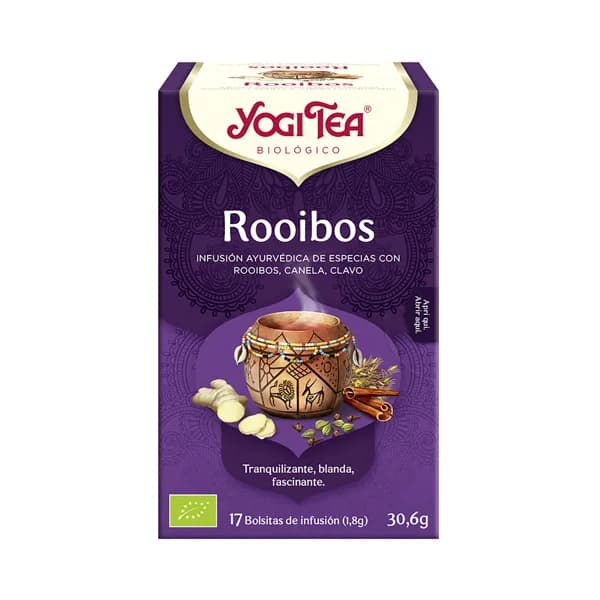YOGI TEA Infusión rooibos BIO 17 uds. 30,6 g. - 1 ud - Imagen del producto en Findit