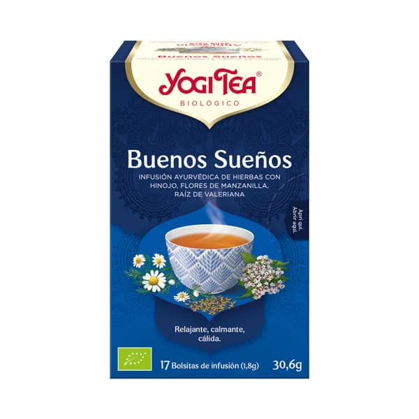 YOGI TEA Dulces Sueños infusión BIO relax 17 uds. 30,6 g. - 1 ud - Imagen del producto en Findit