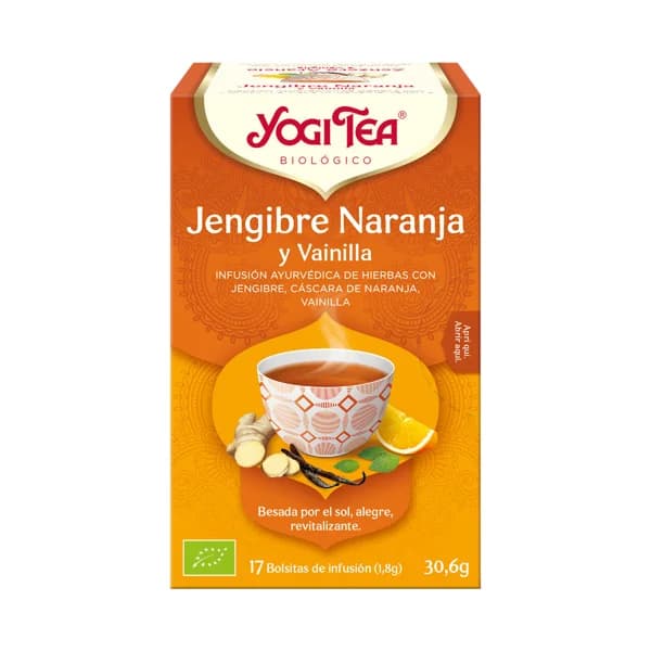 YOGI TEA Infusión de té de jengibre y naranja BIO 17 uds. 30,6 g. - 1 ud - Imagen del producto en Findit