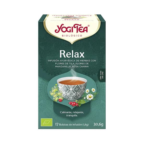 YOGI TEA Infusión de té de relax BIO 17 uds. 30,6 g. - 1 ud - Imagen del producto en Findit