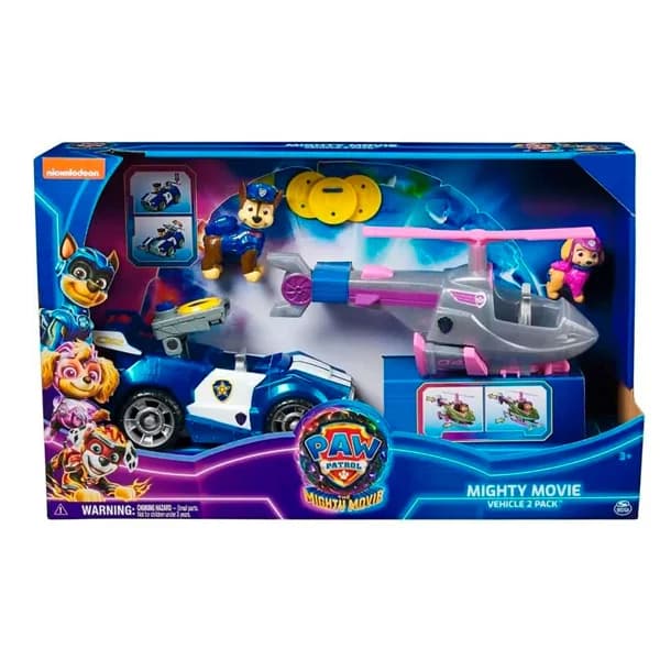 PATRULLA CANINA Mighty Movie pack de 2 vehículos con figuras. - 1 ud - Imagen del producto en Findit