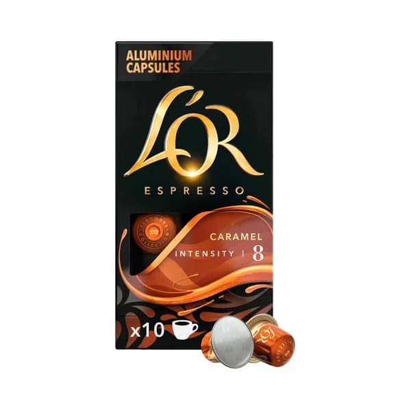 L'OR ESPRESSO Café en cápsulas sabor caramelo 10 uds. 52 g. - 0.05 kg - Imagen del producto en Findit