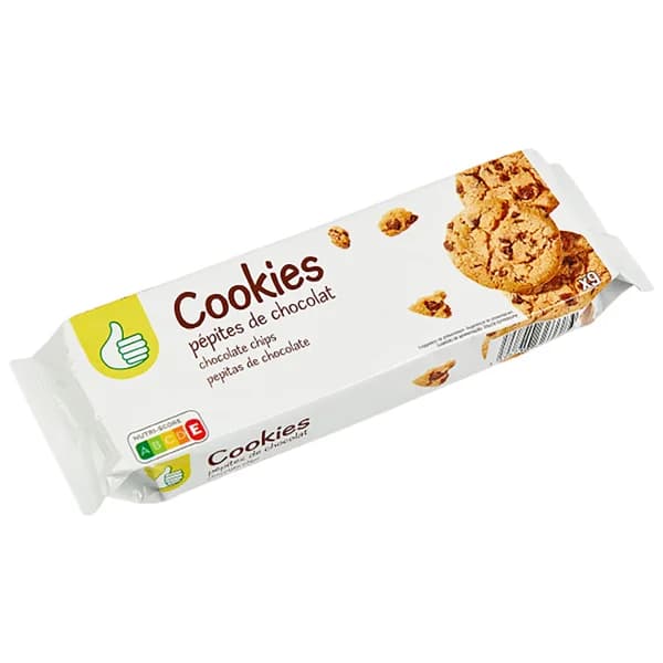 PRODUCTO ECONÓMICO ALCAMPO Galletas cookies con pepitas de chocolate 200 g. - 0.2 kg - Imagen del producto en Findit
