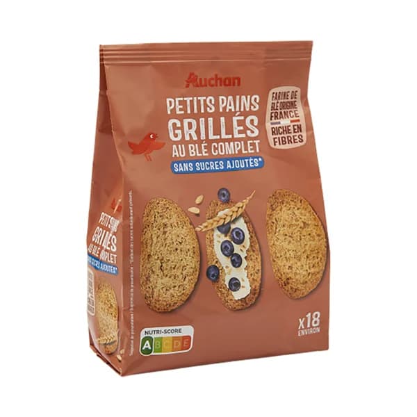 PRODUCTO ALCAMPO Panecillos integrales sin azúcar 225 g. - 0.22 kg - Imagen del producto en Findit