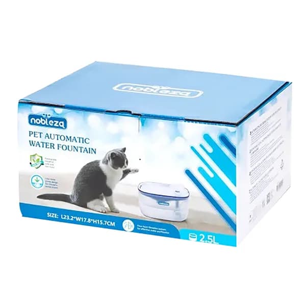 NOBLEZA Dispensador de agua para gato 2,5 L. - 1 ud - Imagen del producto en Findit