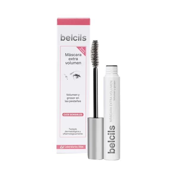BELCILS Máscara de pestañas con efecto extra volumen y grosor, tono black BELCILS. - 1 ud - Imagen del producto en Findit