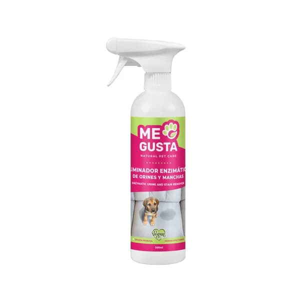 NATURAL PET CARE ME GUSTA Spray eliminador enzimático de orines y manchas 500 ml. - 0.5 l - Imagen del producto en Findit