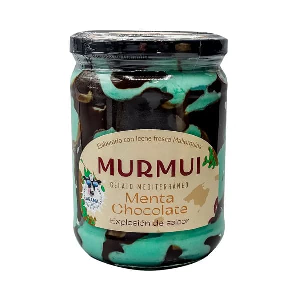 MURMUI Tarrina de helado de chocolate y menta 550 ml. - 0.55 l - Imagen del producto en Findit