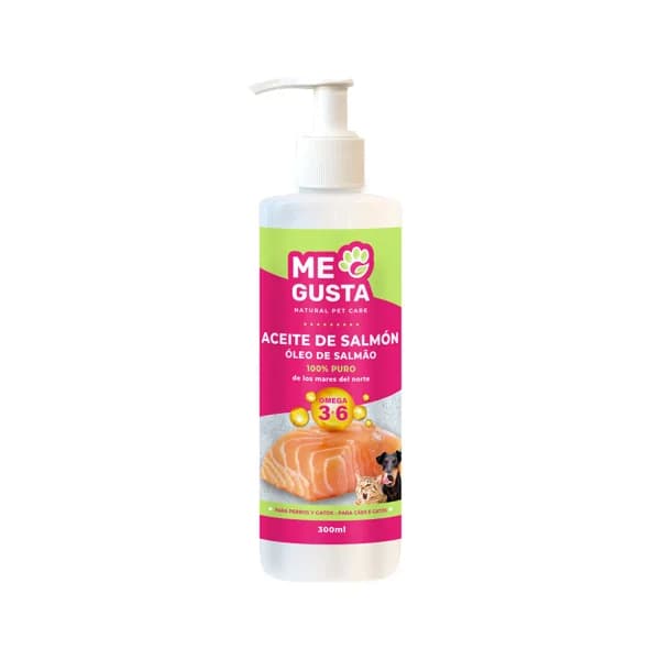 ME GUSTA Aceite de salmón para perros y para gatos 300 ml. - 0.3 l - Imagen del producto en Findit