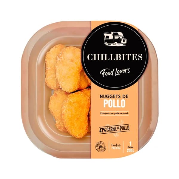 CHILLBITES Nuggets pollo 200 g. - 0.2 kg - Imagen del producto en Findit