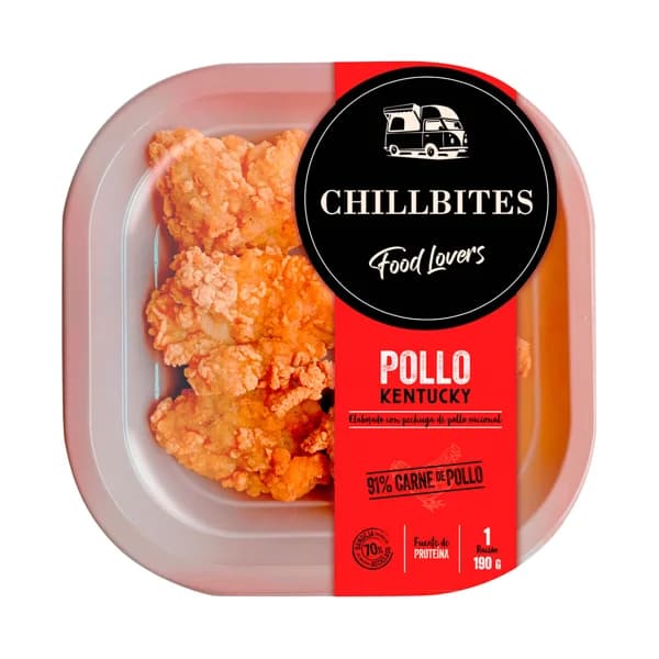 CHILLBITES Pollo estilo kentucky 190 g. - 0.19 kg - Imagen del producto en Findit