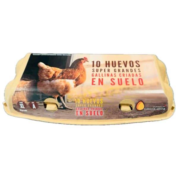 LA HUERTA DE GALLOCANTA Huevos de gallinas sueltas en el gallinero xl 10 uds. - 1 ud - Imagen del producto en Findit