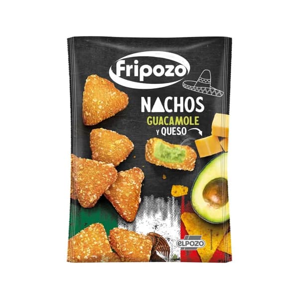 FRIPOZO Nachos con guacamole y queso 250 g. - 0.25 kg - Imagen del producto en Findit