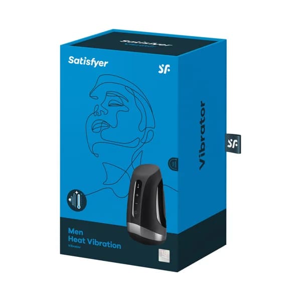 SATISFYER Vibrador masculino con más de 70 modos diferentes y función calor SATISFYER Men heat. - 1 ud - Imagen del producto en Findit