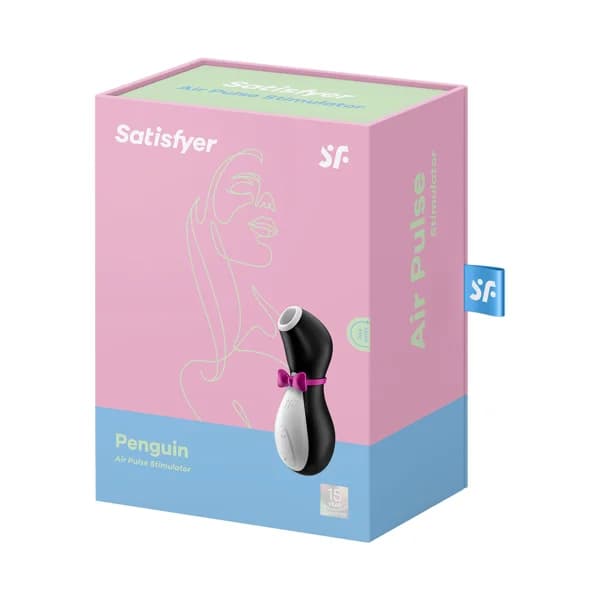 SATISFYER Estimulador de clítoris sin contacto directo a traves de ondas de presión SATISFYER Penguin. - 1 ud - Imagen del producto en Findit