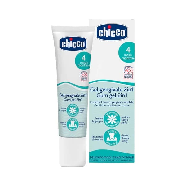 CHICCO Gel gingival 2 en 1 a partir de 4 meses 30 ml. - 1 ud - Imagen del producto en Findit