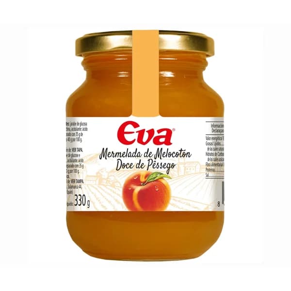 EVA Mermelada de melocotón 330 gr. - 0.33 kg - Imagen del producto en Findit